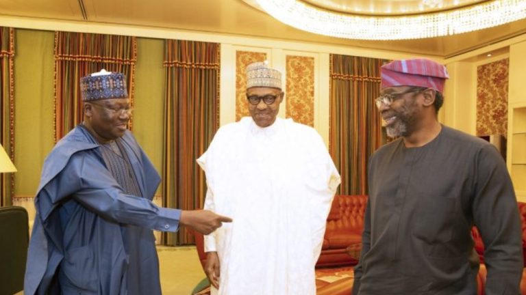 PRESIDENT-BUHARI-RECEIVES-SENATE-PRESIDENT-AND-SPEAKER-2B-scaled-e1580751798215