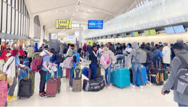 Nig evacuees from u.s,