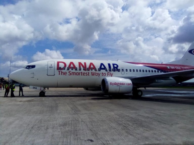 DANA'S B737 TOUCHING DOWN