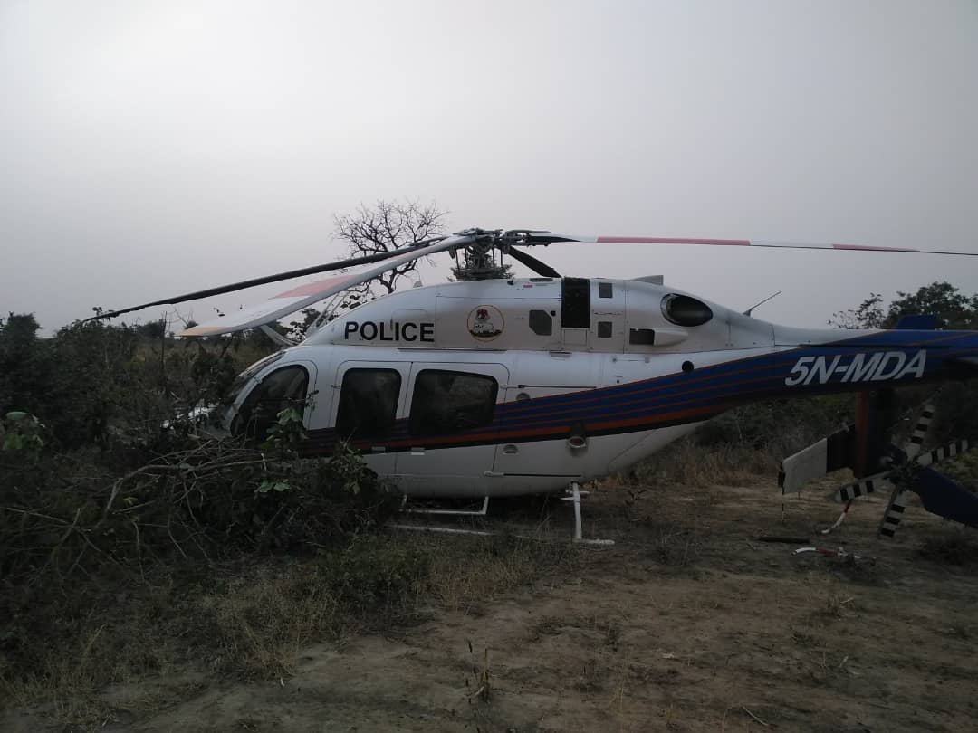 POLICE HELICOPTER IN BAUCHI