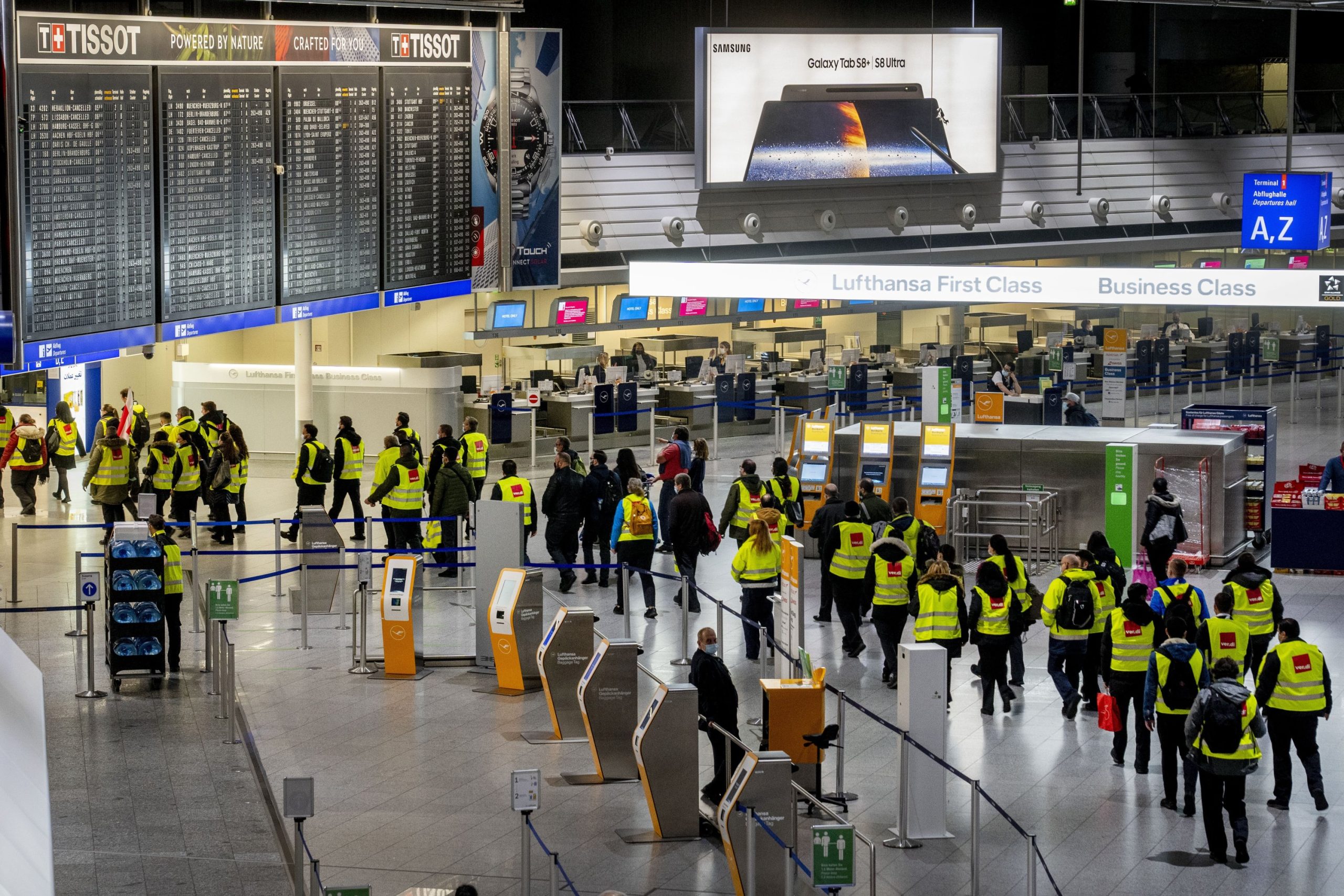 FRANKFURT AIRPORT AVSEC STRIKE