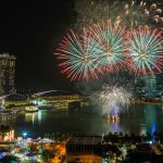 SINGAPORE MARINA BAY FIRE WORKS