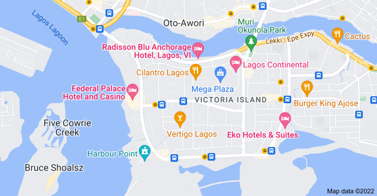 AHMADU BELLO WAY MAP