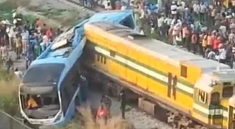 TRAIN BRT CLASH IN PWD