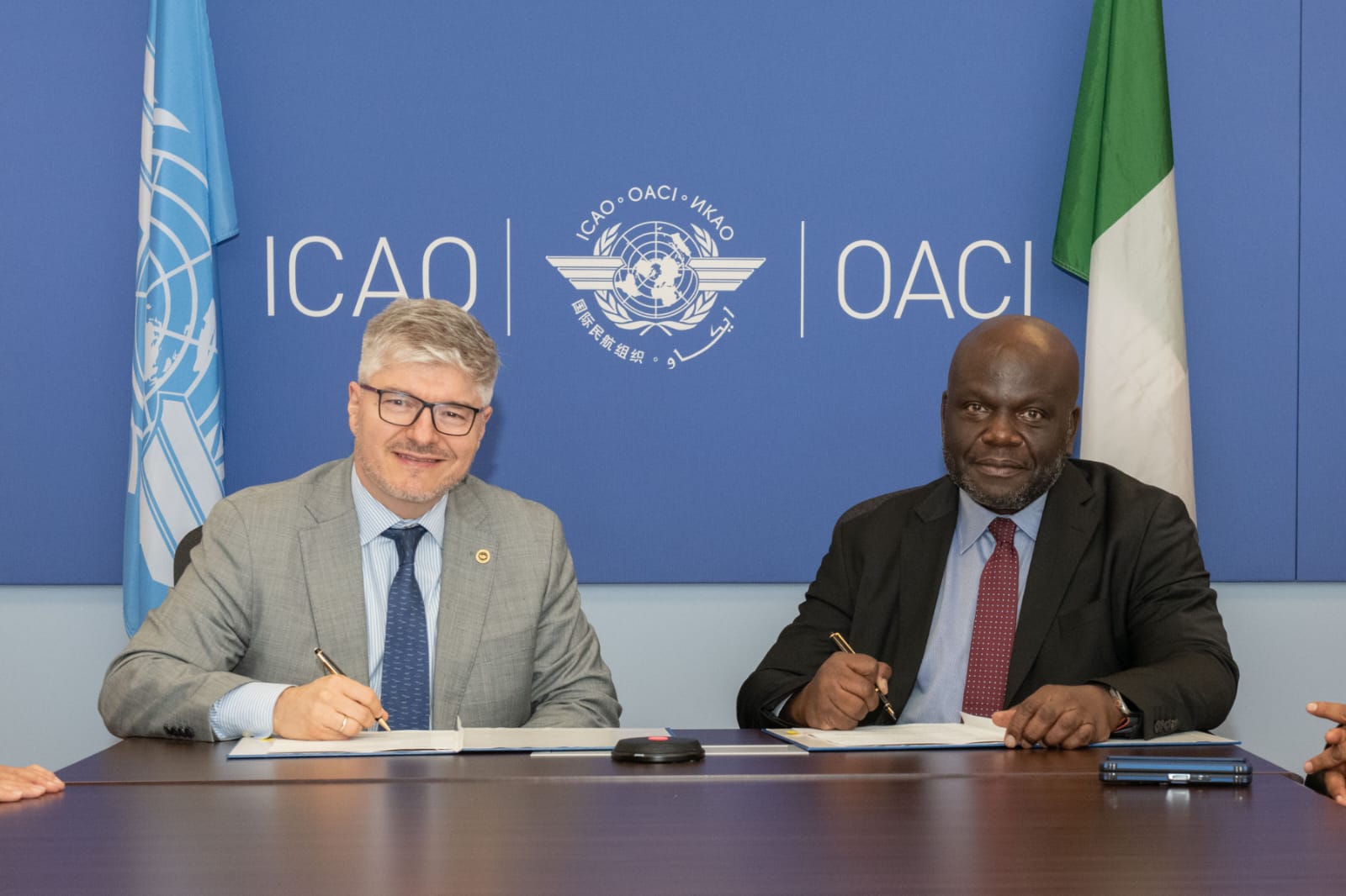 DG CA, NCAA WITH ICAO SEC GEN