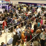 HEATHROW AIRPORT QUEUE