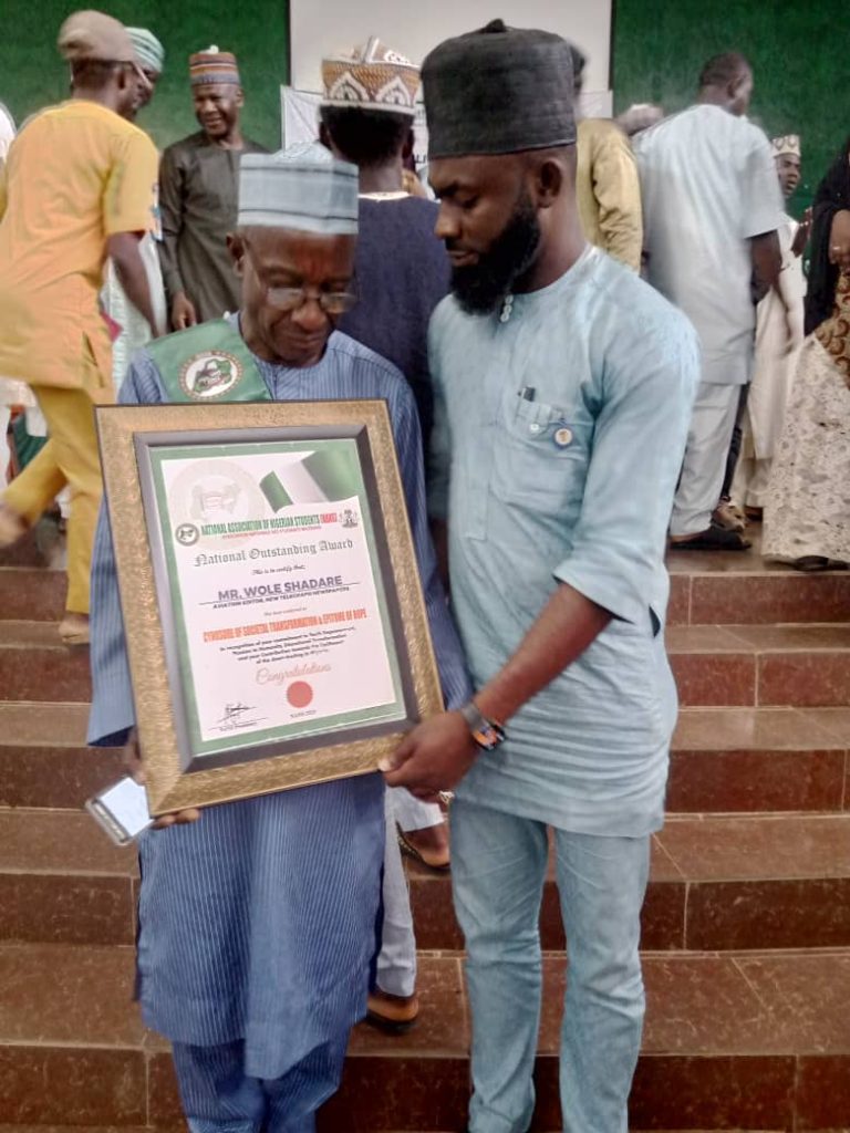 WOLE SHADARE AWARD- 1