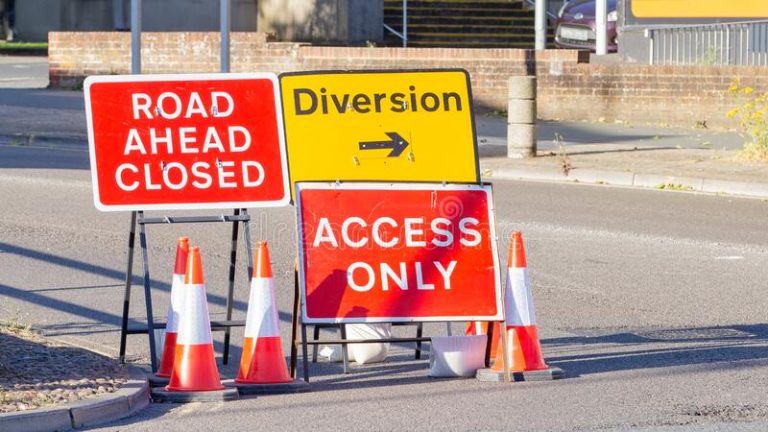 road diversion