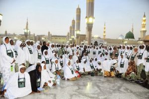 pilgrims in Saudi