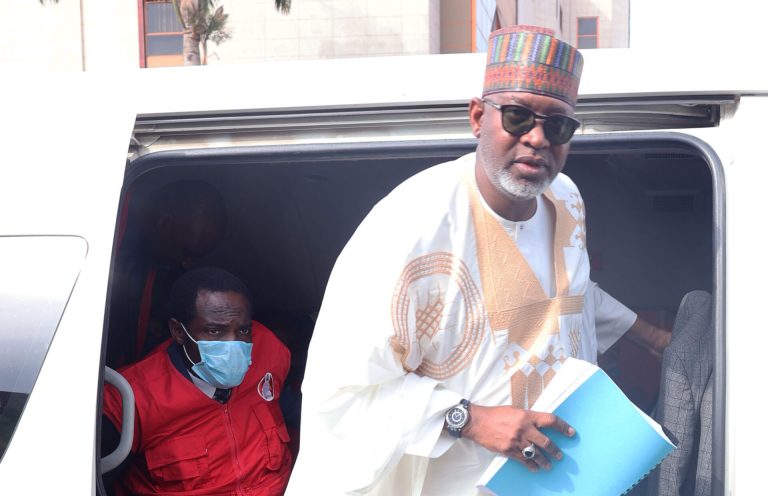 HADI SIRIKA ALIGHTS FROM WHITE MARIA