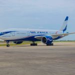 AIR PEACE B GRACIOUSLY LANDING