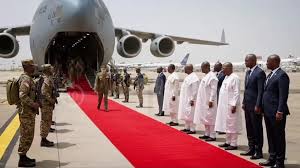 US AIR FORCE RECEIVED IN ABJ