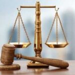JUSTICE SCALE WITH GAVEL