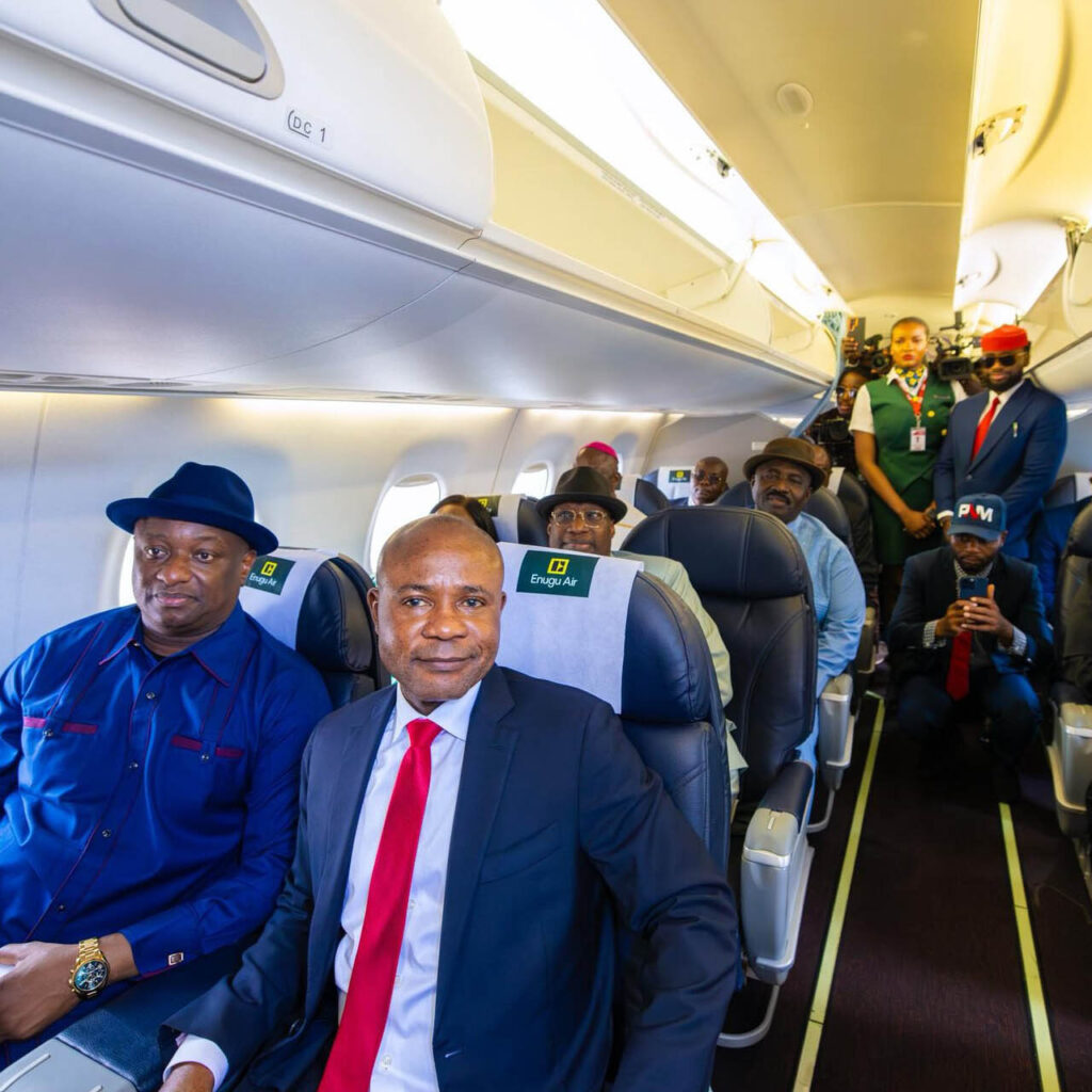 Mr-Festus-Keyamo-Minister-of-Aviation-and-Aerospace-Development-of-Nigeria-Dr.-ENUGU AIR LAUNCH Peter-Ndubuisi-Mbah-Enugu-State-Governor-and-his-Deputy-Barr.-Ifeanyi-Ossai-1280x1280